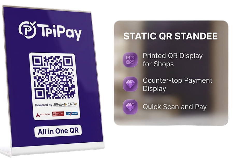 Static QR Standee